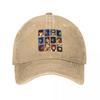 Mortal Kombat Select 16 Bit Retro Gamer Baseball Cap Unisex Distressed Denim Washed Snapback Hat Outdoor Activities Caps Hat