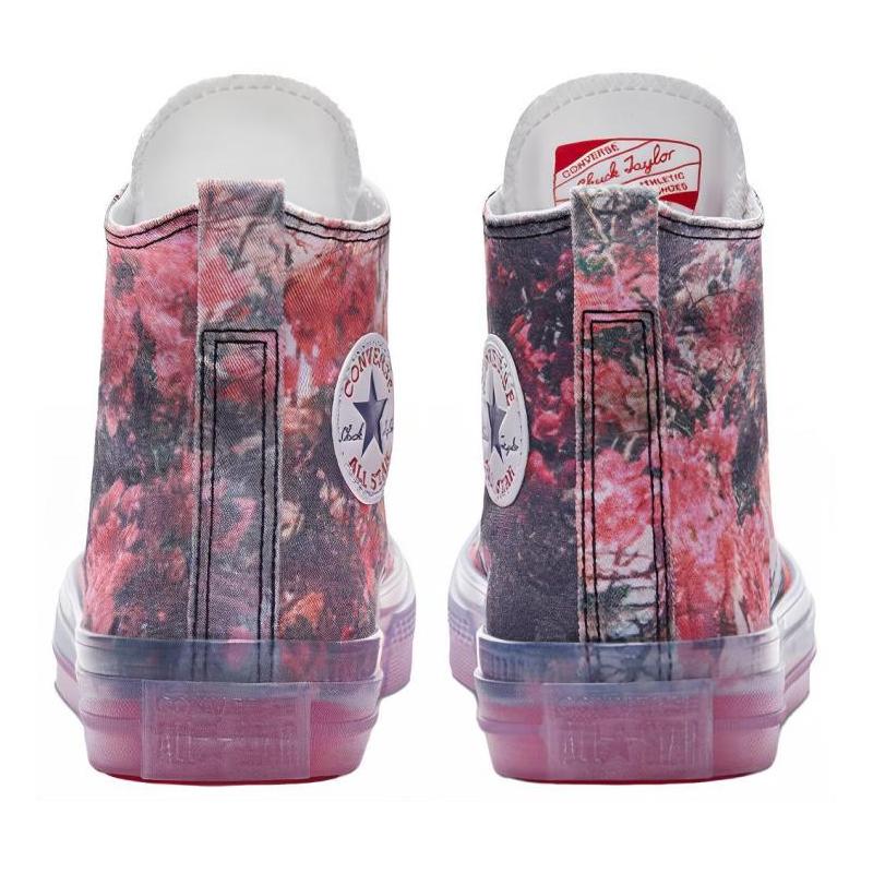 Shaniqwa Jarvis X Converse 1970s Floral High Top Espadrilles Unisex Black Pink