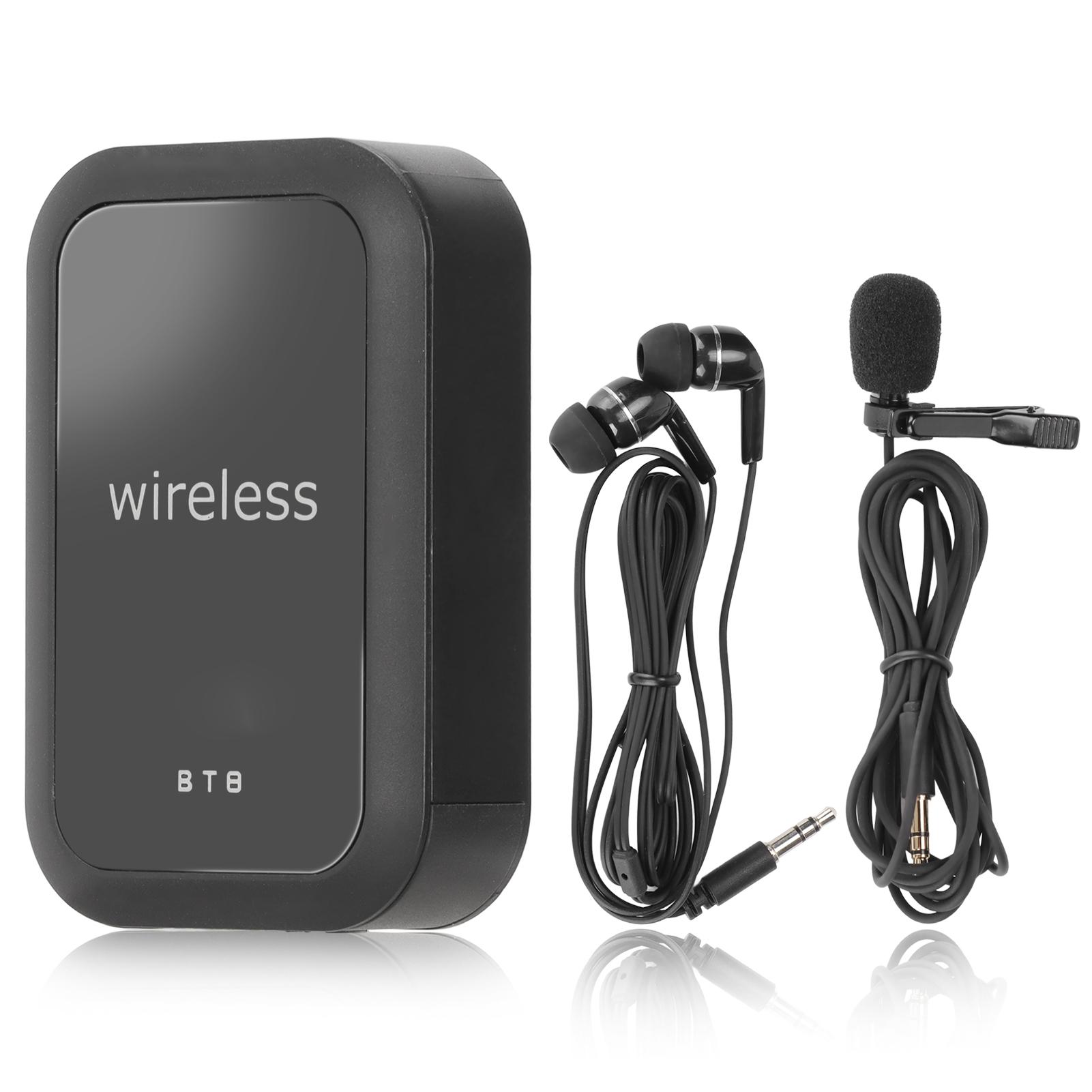 

Беспроводная петличная микрофонная система с шумоподавлением, петличный микрофон для записи обучения