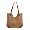 Popular Women's Bags, Contrasting Colors, Fur, Straw Woven Bags, Women's Large-capacity Underarm Shoulder Bags, Seaside Vacation Beach Handbags