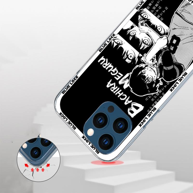 Anime Blue Lock Phone Case For iPhone 17 Air 16 Pro Max 16E 15 + 14 Plus 11 12 13 Mini 7 8 SE Gift Print Cover Fundas 17 Air 16