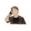 Cartoon Eyecatching Character Brooches Colorful Alloy Pins For Trendsetting Fashion