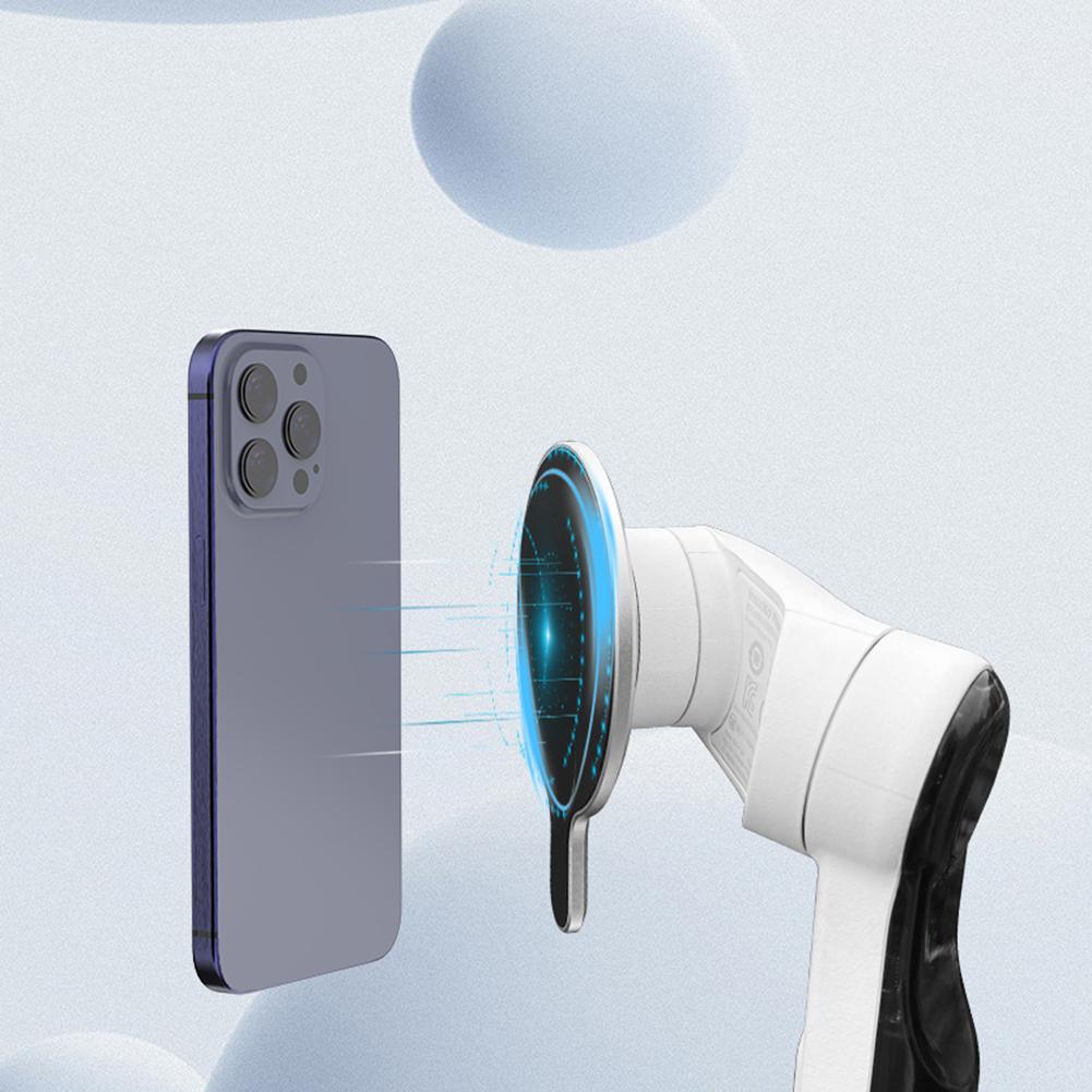 Magnetic Adapter Aluminum Alloy Cell Phone Magnet Mount Adapter Universal for Insta360 Flow Smartphone Gimbal Stabilizer