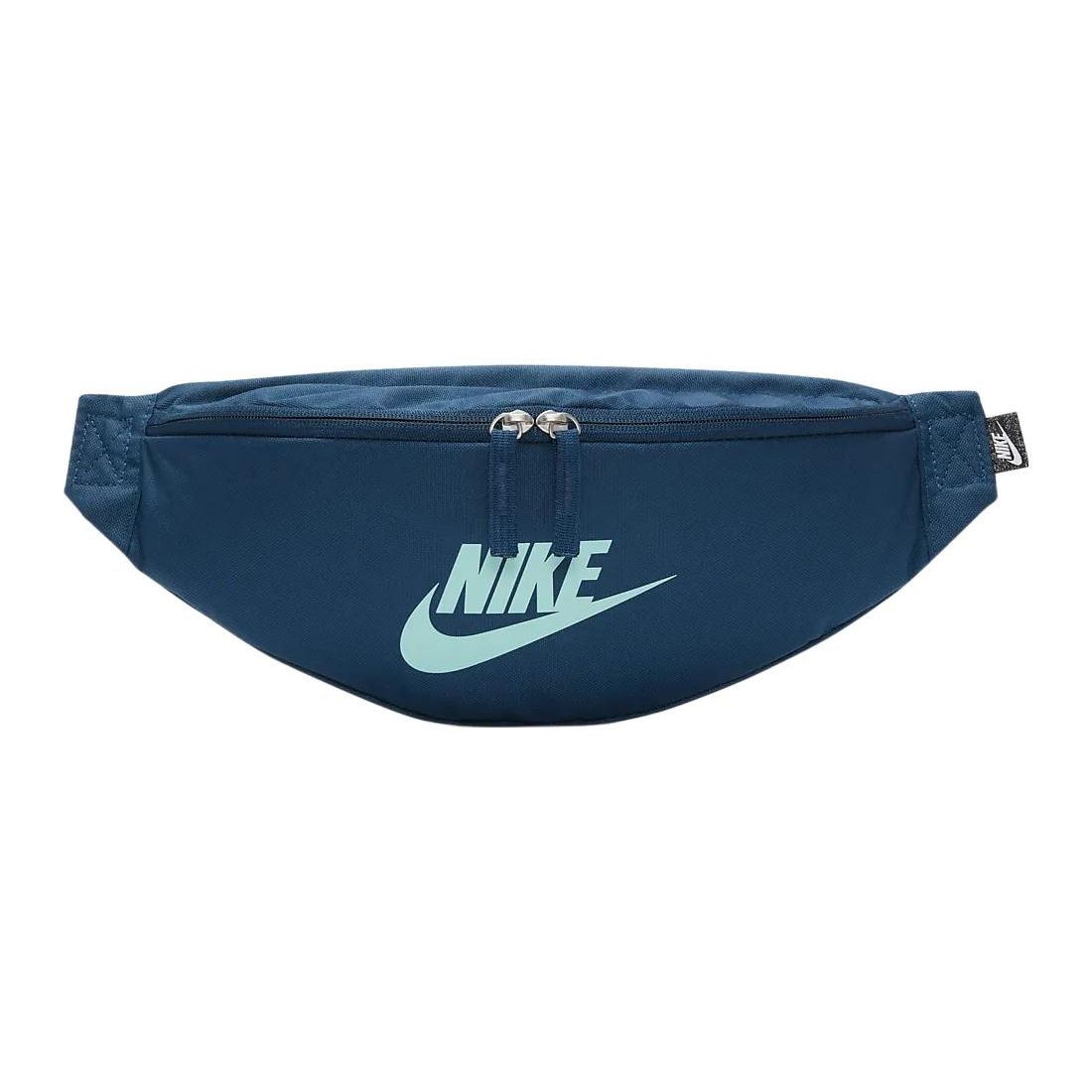 Nike Classic Large Logo Simple Storage Versatile Nylon Shoulder Crossbody Bag Chest Bag Waist Bag Unisex Bags Blue DB0490-460 Blue