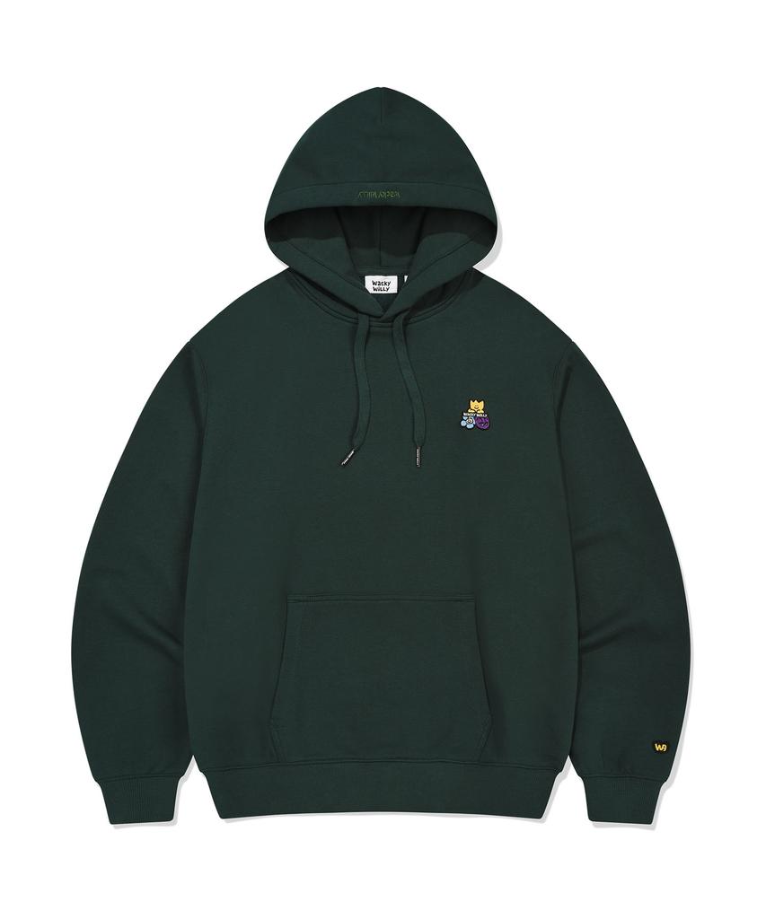 Double Wappen Hoodie Sweat Green