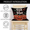 Halloween Pumpkin Skeleton Pillow Festival Home Party Decoration Living Room Sofa Cushion Bedroom Bedside Pillow Cover