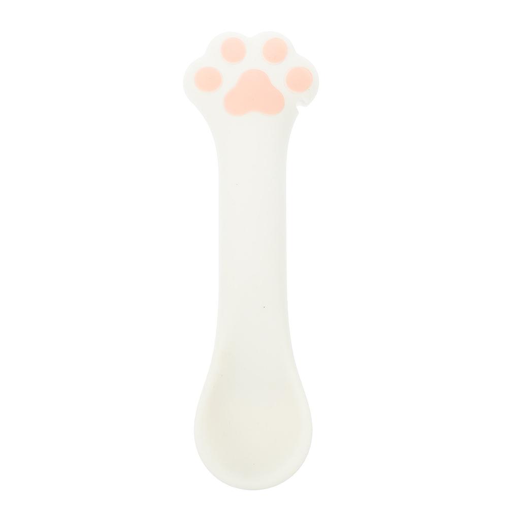 Silicone Cat Food Spoon Manual Can Opener Multifunctional Pet Food Can Scoop Lid Lifter Feeding Mixing Spoon Lid Lifter
