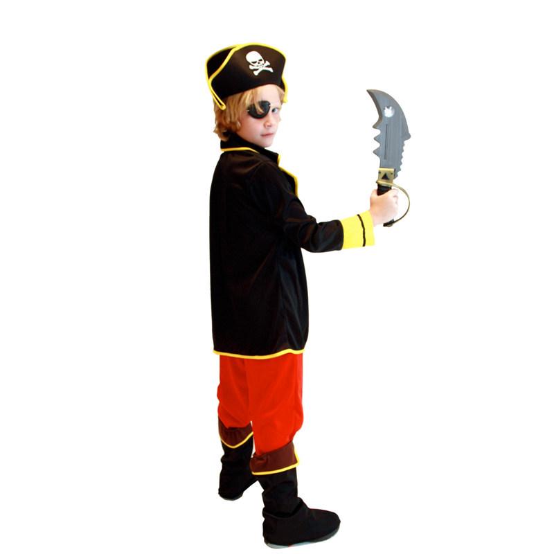 Children's Caribbean Pirate Halloween Costume Set