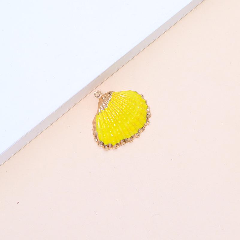 Electroplated Natural Shell Conch Scallop Pendant for DIY Necklace & Bracelet Jewelry