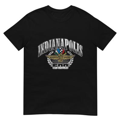 Indy 500 Indianapolis Motor Speedway Vintage Distressed Logo T-Shirt