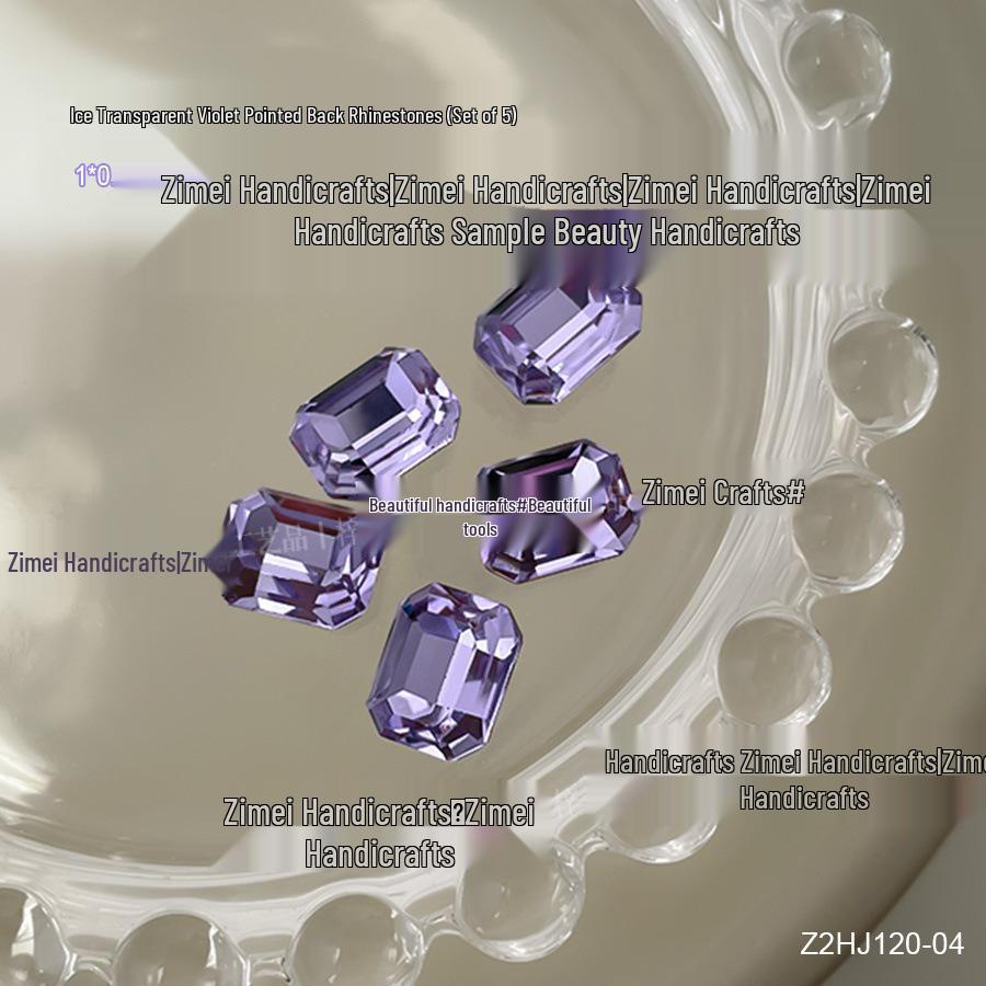 

Дунчжоу Нейл Арт: Блестящие фиолетовые стразы K9 для украшения