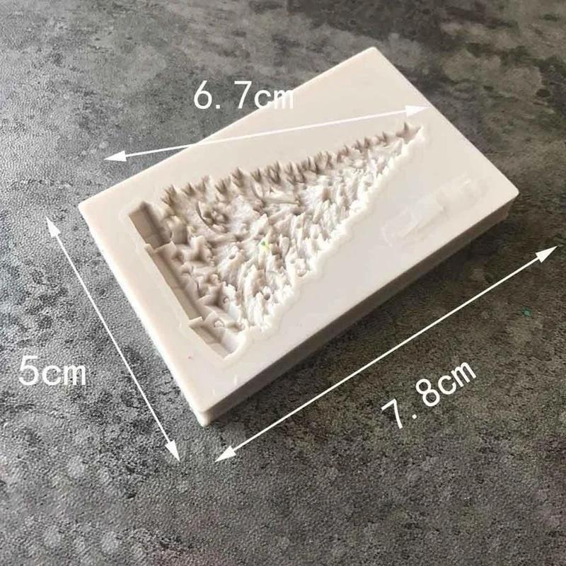 DIY Epoxy Resin Christmas Series Cake Baking Decoration Christmas Tree Shape Silicone Mold Christmas Tree Shape Silicone Mold