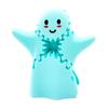 3D Printed Ghost Gear Cube Stress Anxiety Relief Halloween Cartoon Ghost Figurine Statue Fidget Toy Desktop Decoration Ornament