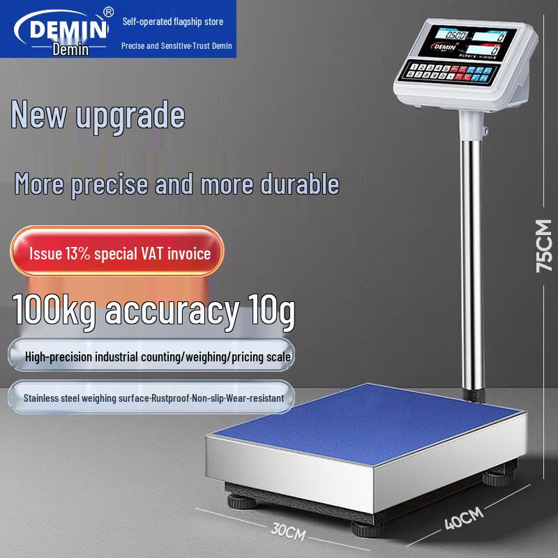 Deming Rechargeable Digital Platform Scale