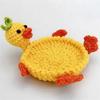 Funny Knitted Cup Mat Hand Woven Insulation Pad Finished Animal Drink Coaster  Gift