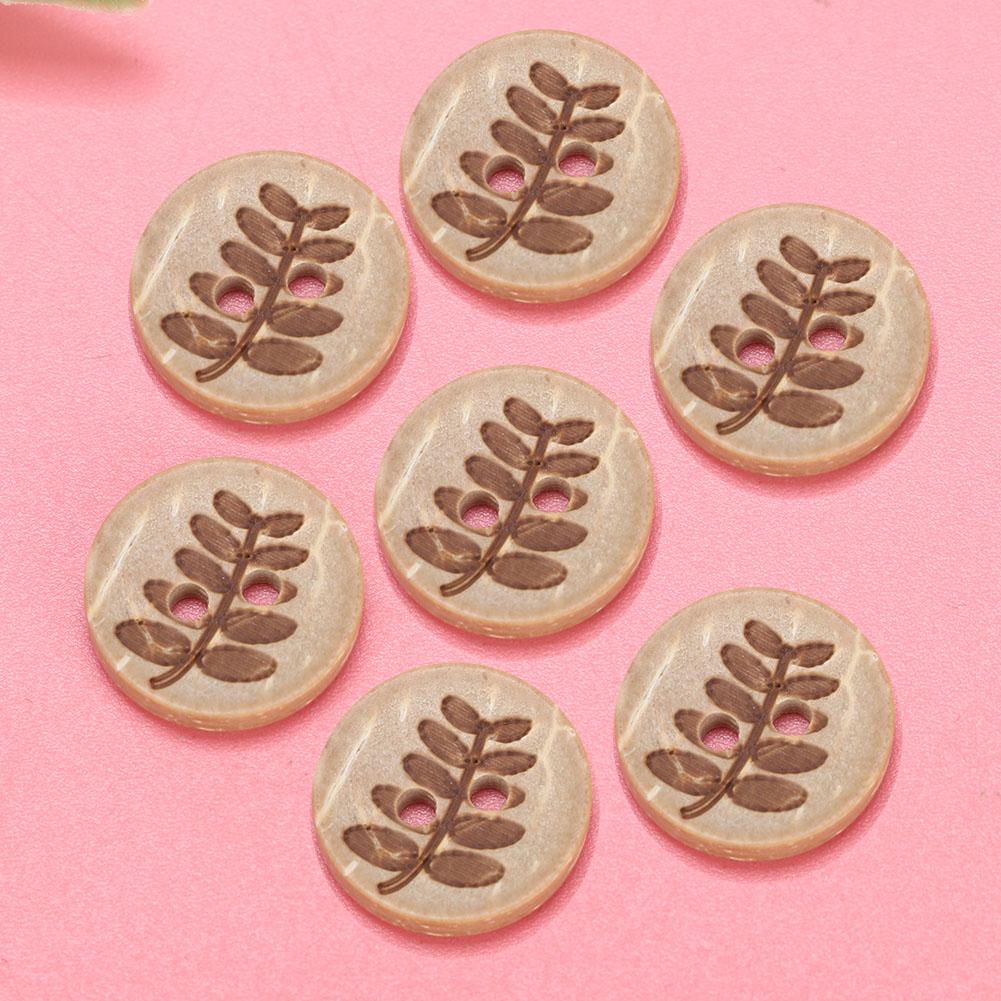 13mm 100pcs bag 4-Holes Round Buttons Sew Tools Accessories    Crafts   Wooden Button(226 13mm&nbsp;)