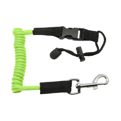 Kayak Paddle Leash Elastic Canoe Leash Adjustable Safety Rod Holder Rope Quick Release Surfing Coiled Lanyard Kayak Accessories