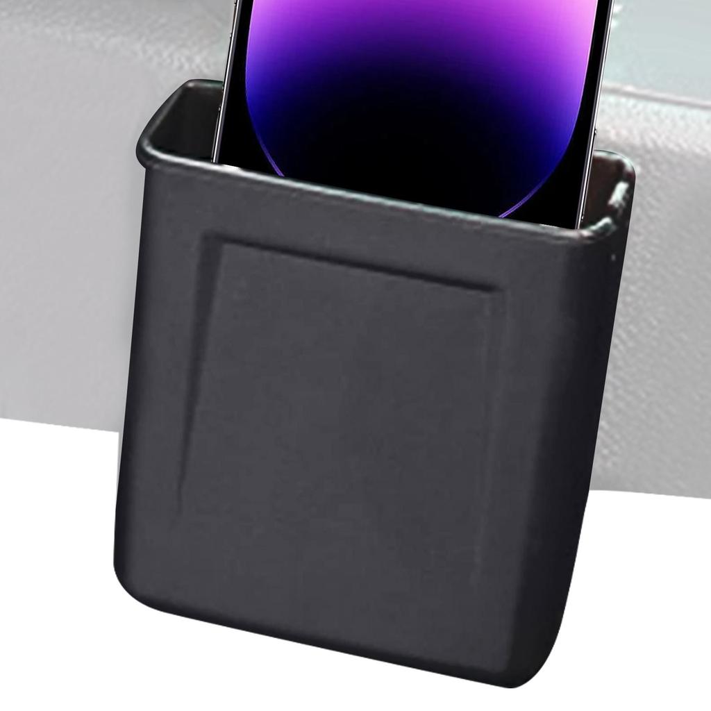 black Organizer For Car Versatile Storage Pocket Car Seat Storage Box Compact Small Car Organizer Car Console Organizers
