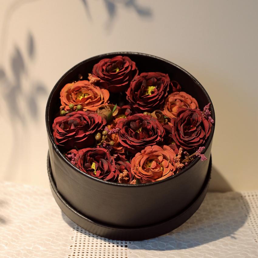 1/4pcs Artificial Flowers Peony Home Wedding Room Decor Festival Party Garland Material Diy Gift Box Indoor Furnishing Silk Rose