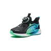Anta Kids Monthly 2.0 Shock Absorbing Wear Resistant Breathable Low Top Running Shoes Kids Running Shoes Black Green 312429902-6