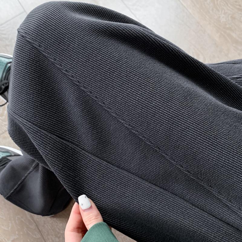 Large Size Spring and Autumn Women Pants High Waist Wide Leg Straight Pant Loose Casual Fashion Streetwear Trousers