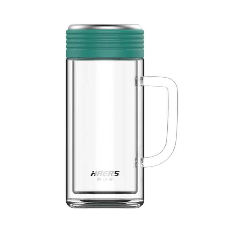 Haers Lexiang Double-Layer Glass Tea Infuser Mug