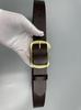 Men's Genuine Cowhide Leather Belt with Imitation Copper Pin Buckle - Fashionable and Versatile for Jeans