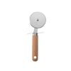 LMETJMA Stainless Steel Kitchen Gadget Set Western Cooking Utensil Tool with Wooden Handle Included Pizza Cutter Garlic Press