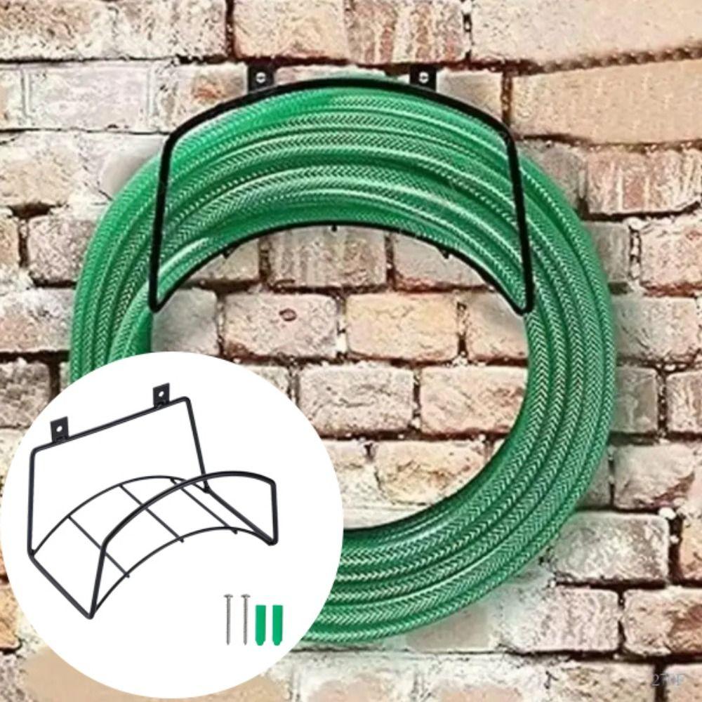 Multifunction Wall Mount Bracket Heavy Duty Hose Rack Multipurpose Water Pipe Shelf Outdoor Use