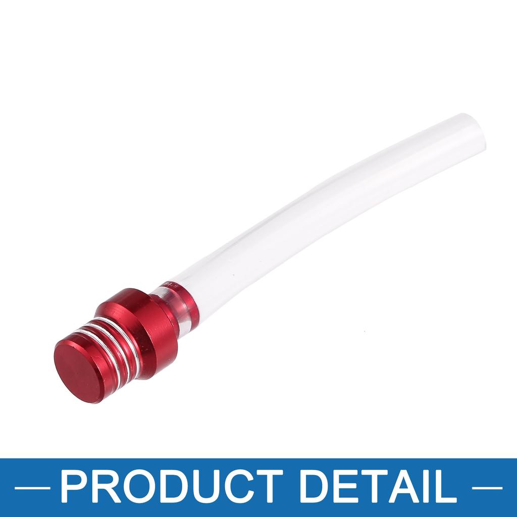 A ABSOPRO ATV Dirt Bike Motorcycle Transparent Gas Fuel Tank Cap Cover Air Vent