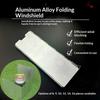 Foldable Aluminum Alloy Camping Stove Wind Screen Durable Ideal For Outdoor Hiking Picnic