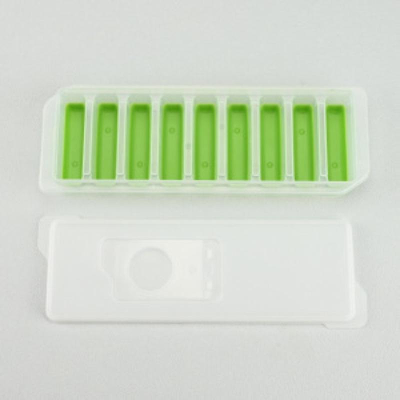 Silicone 9/12 Grid Giant Silicone Ice Cubes Square Tray Mold Orange Non-Toxic Durable Wine Ice Cube Bar Blocks Maker