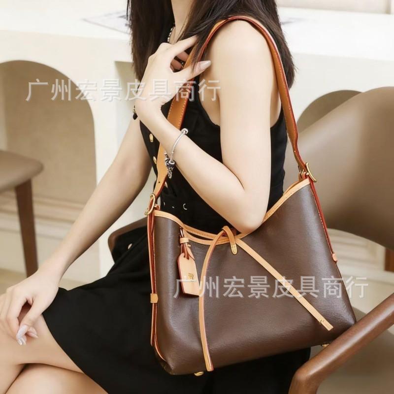 CARRYALL Tote Bag Women's Large Capacity Single Shoulder Diagonal Span Underarm Retro All-match