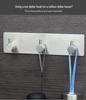 Stainless Steel 304 Punch-Free Wall-Mounted Hook for Kitchen, Bathroom, and Living Room.