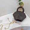 Acrylic Bag Fashion Shoulder Bag Beads Shell Messenger Mini Bag Children'S Bag Handbag