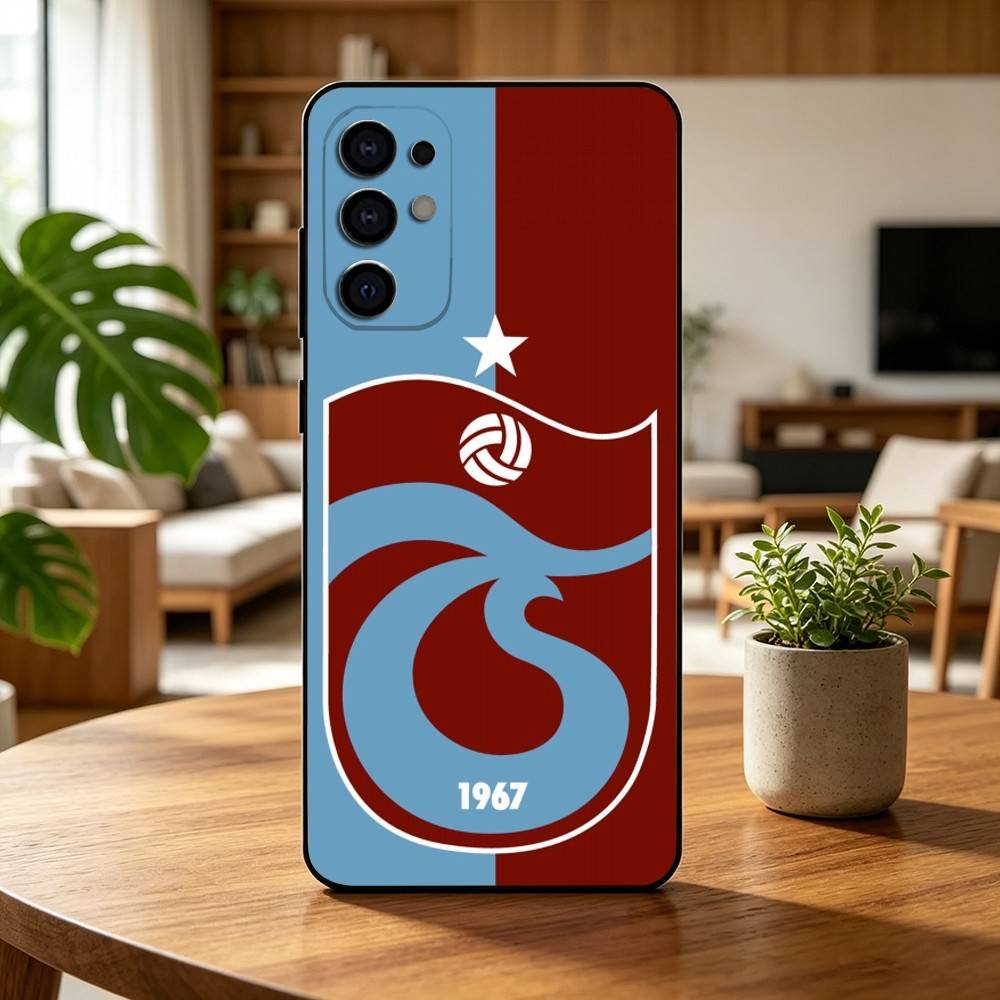 Coque de téléphone T-Trabzonspor pour Samsung S25, S24, S21, S22, S23, S30, Ultra, S20, Plus, Fe, Housse noire en silicone souple