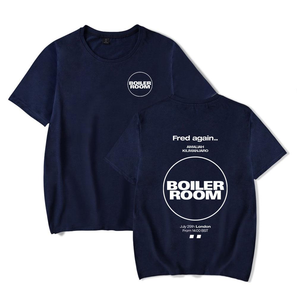

2025 Fred Again Мерч Футболка Boiler Room З коротким рукавом Круглий виріз Унісекс Жіночий Модний Топ 4XL