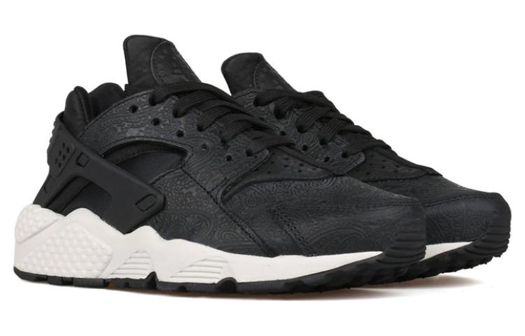 Nike Air Huarache Run Premium Nero/Nero Osso Chiaro Donna 683818-010