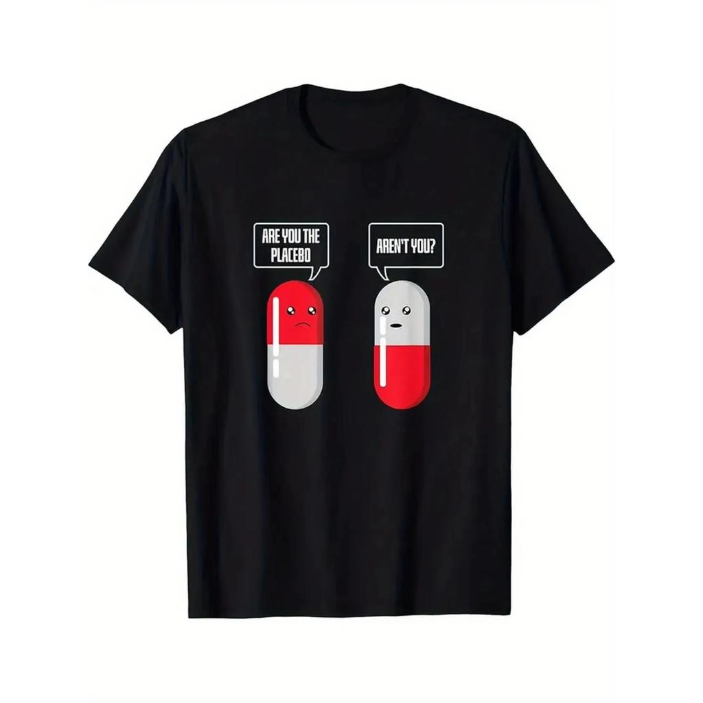 Humorvolles Grafik Herren Baumwoll T-Shirt Sommer O-Ausschnitt Kurzarm Tee Tops Unisex Lässige T-Shirts Oversized T-Shirts Streetwear