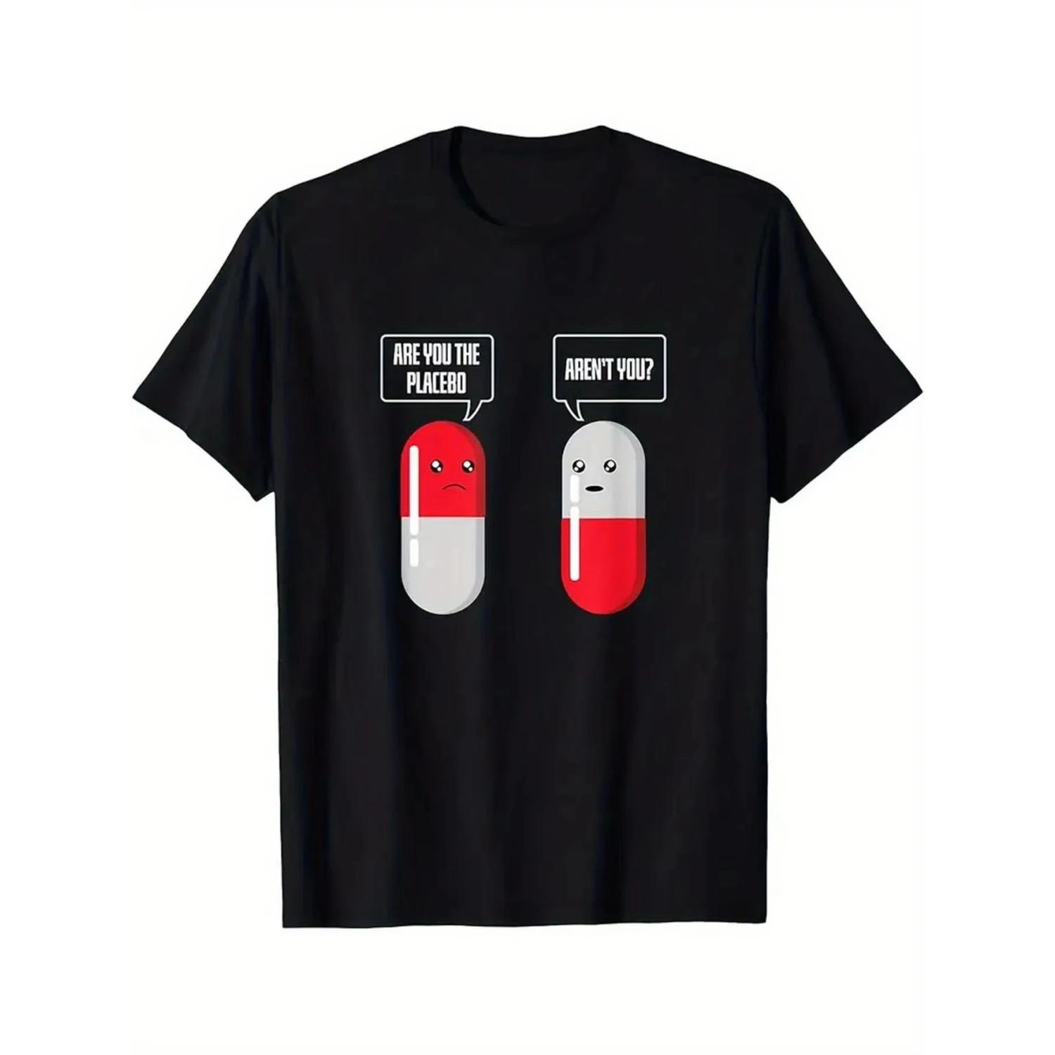 

Humorous Graphic Men S Cotton T-Shirt Summer O-neck Short-sleeved Tee Tops Unisex Casual Tshirts Oversized T Shirts Streetwear S разноцветный