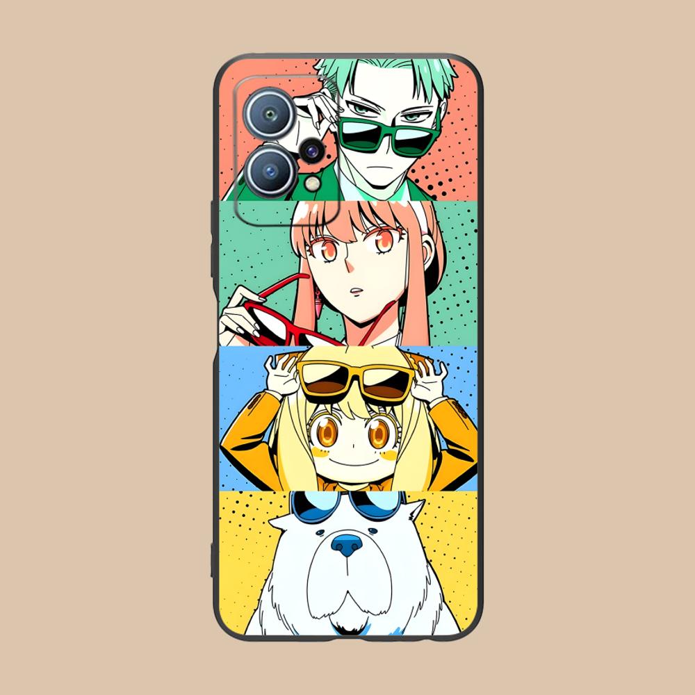 Anime Spy Family Mobile Phone Case for Huawei P60 P50 P40 P30 P20 P10 P9 P8 Pro Lite Plus Colorful Printing Cover Luxury Pretty