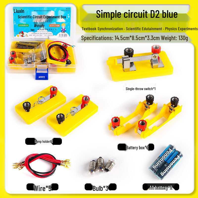 4th Grade Simple Circuit Science Kit: Light Up Bulbs for Primary & Junior High Physics
