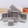 Velvet Jewelry Box Rings Necklaces Earrings Pendants Storage Box For Women Jewelry Packaging