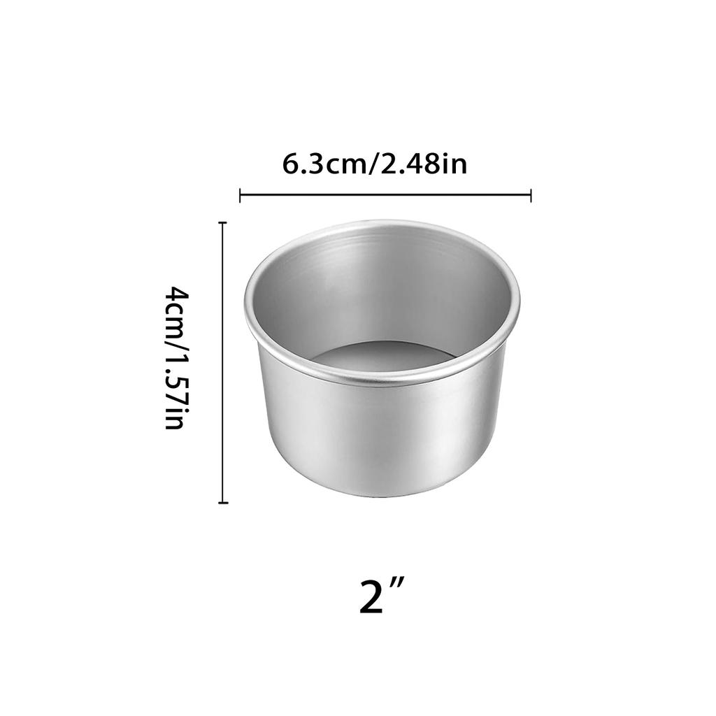 Nonstick Round Cake Pans for a Variety of Desserts,Made from Aluminum with a Rolled Edge,Perfect for Chiffon Cakes And More