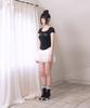 Leijeumiya Slim Crop T-Shirt [Black]