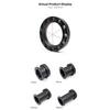Lenkrad-Distanzstück Lenksäulen-Distanzstück Adapter 13mm 51mm 76mm 101mm 128mm für Kompatibilität und verbesserten Fahrkomfort
