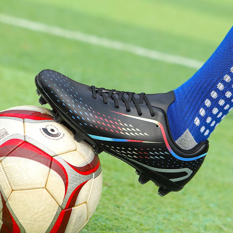 Soccer Cleats with Long & Short Studs, Durable and Lightweight Football Shoes for Boys and Girls,Match Training Football Shoes