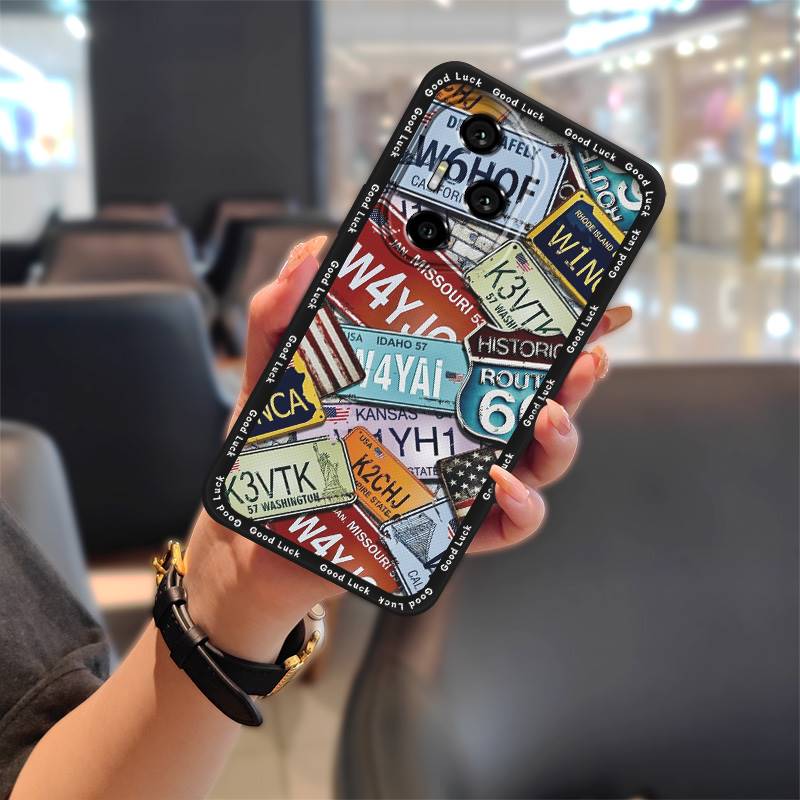 Cover Full wrap Phone Case For Honor300-Pro Soft case Durable protective Silicone Anti-knock Back Cover Cute Anti-dust