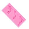 3 Grid High-heeled Shoes Shape Mold Stylish Replacement Kitchen Bakery Fondant Cake Art Crafts Mould Accessories