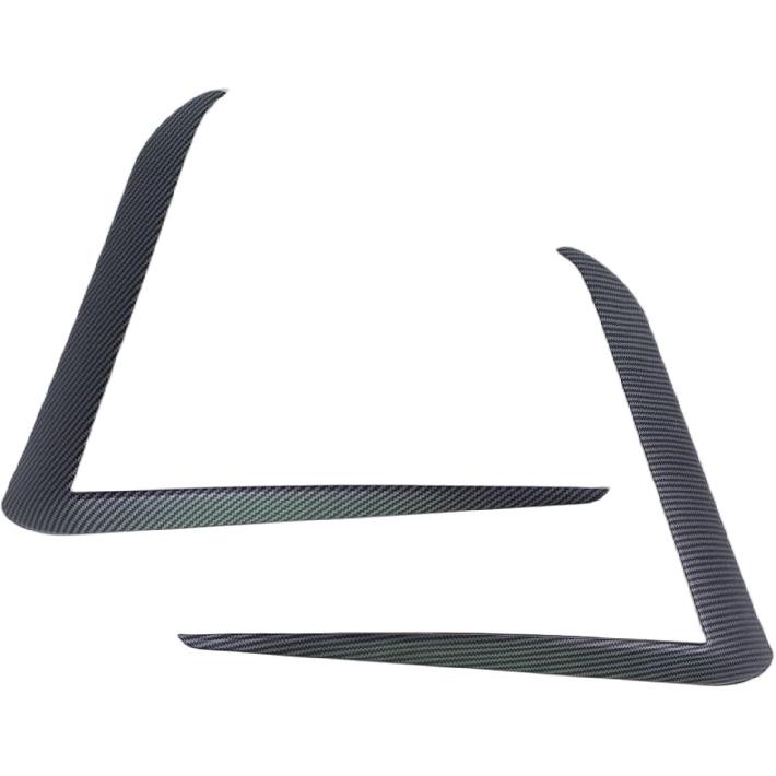 Front Fog Light Trim Cover for Tesla Model Y Juniper Eyebrow Spoiler Accessories Fog Lamp Frame Blade Trim Compatible with 2025 2026 Model Y Juniper